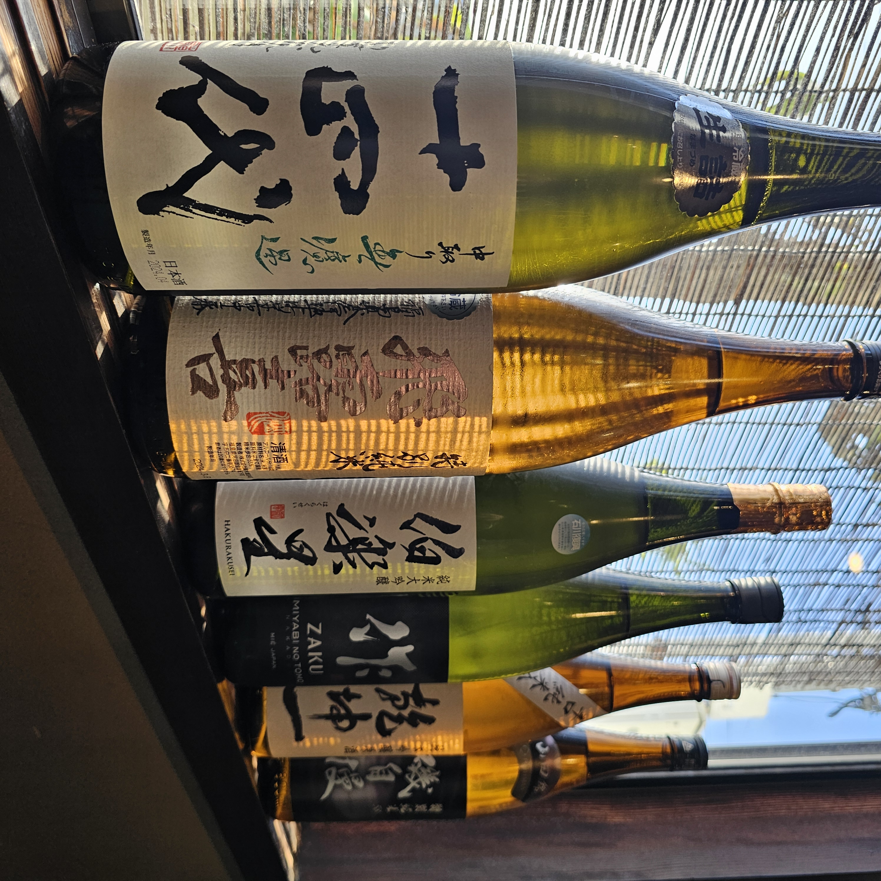 日本酒　各種取り揃えております。